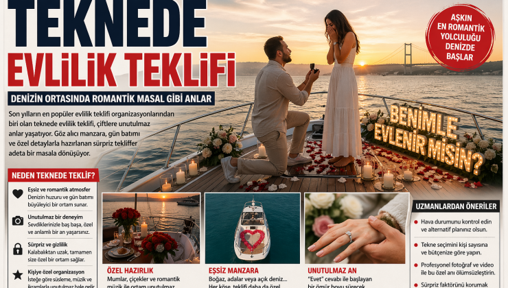 Teknede Evlilik Teklifi
